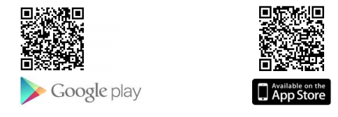 Battery Power Case DVR için uygulama indirme QR kodları