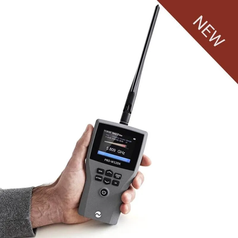 PRO-W12DX Pocket Wideband RF Detector 0-12 GHz