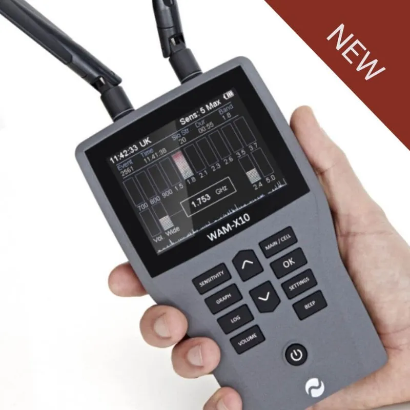 WAM-X10 5G Wireless RF Detector 0-14 GHz