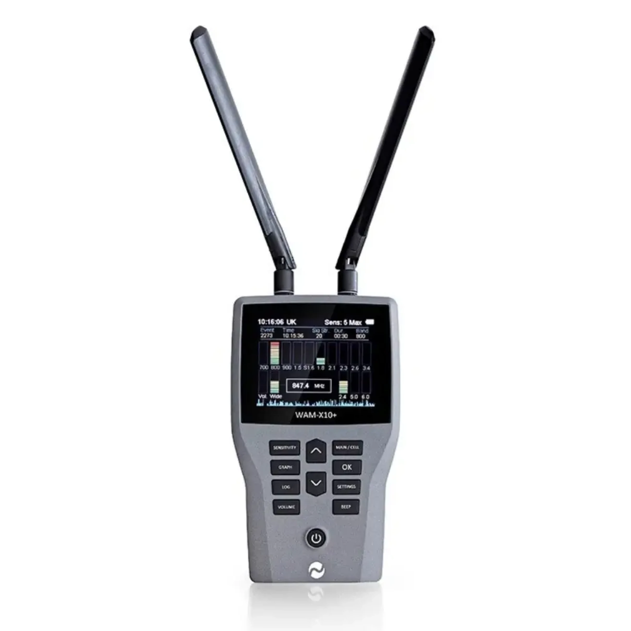 WAM-X10+ Breitbandfunkscanner 0-14 GHz