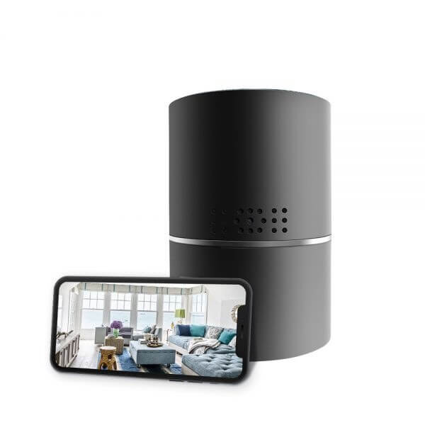 Stereo Bluetooth Speaker Wi-Fi 1080P Hidden Camera