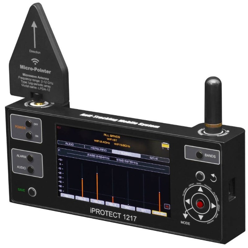 iProtect 1217 Detektor für mobile und drahtlose Signale