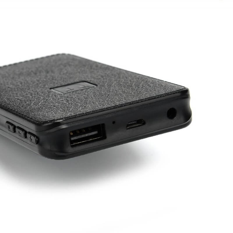 Powerbank-Audiorekorder und MP3-Player mit 8 GB internem Speicher