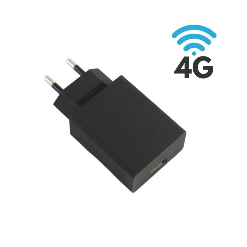 Mriya 4G GSM Bug in a 5V/2A Travel Adapter