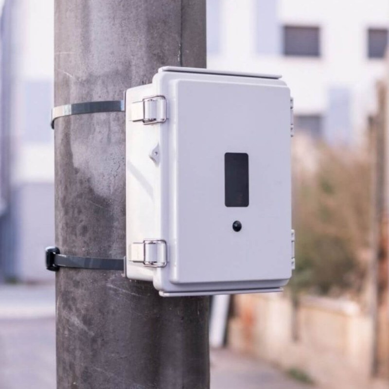 4G Security Camera in Utility Box