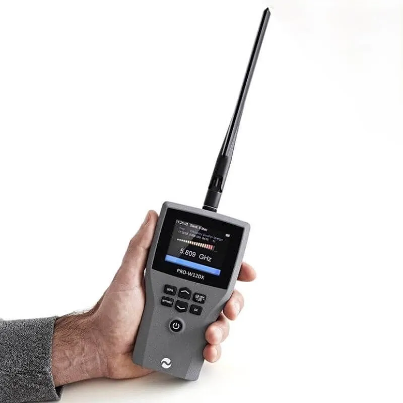 PRO-W12DX كاشف RF واسع النطاق الجيبي 0-12 جيجاهرتز