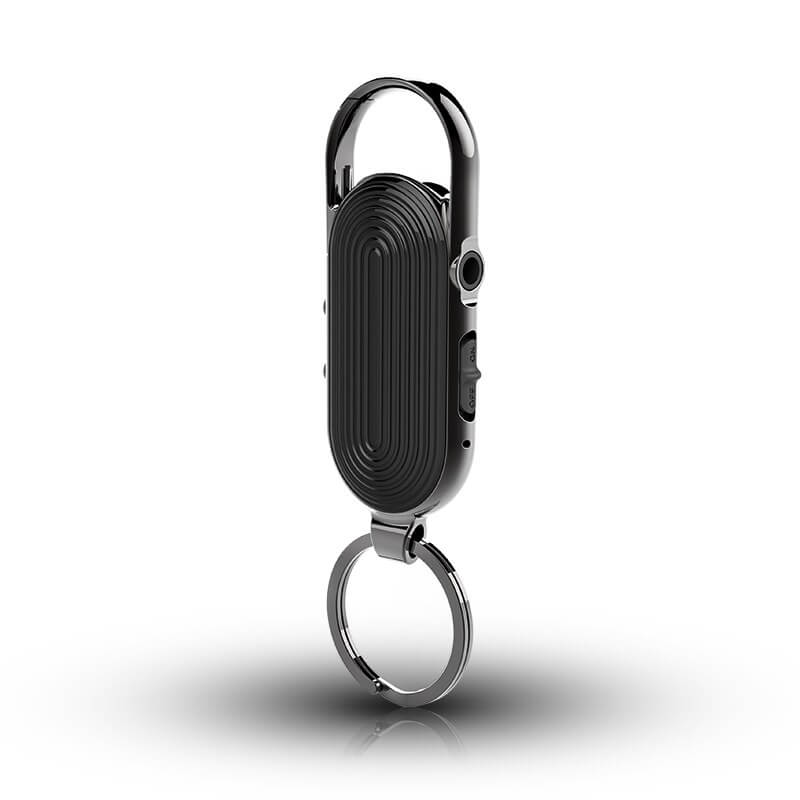 Key Chain Audio Recorder and MP3 Player with 8 GB Integrated Memory